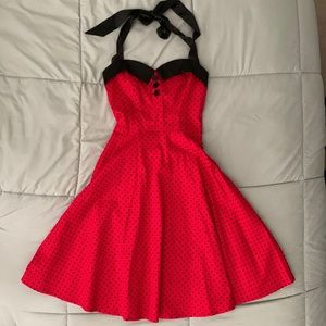 Retro/Vintage Betty style dress. Red size S. Like New!